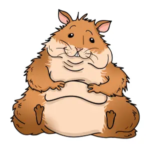 Fat hamster